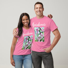 Gardener Foxglove Flowers Painting Art Blommigt Ro T Shirt