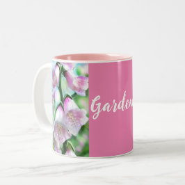 Gardener Foxglove Flowers Painting Art Blommigt Ro Två-Tonad Mugg