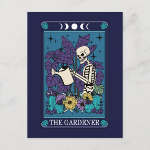 Gardener Funny Tarot Garden Vykort