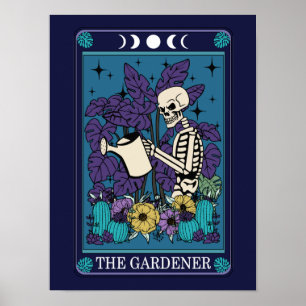 Gardener Funny Tarot Poster