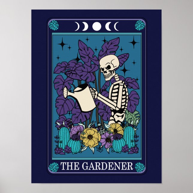 Gardener Funny Tarot Poster (Framsidan)