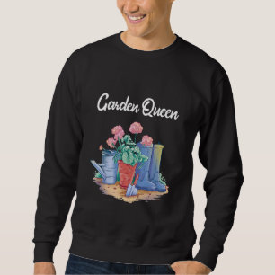 Gardener Funny Watering Can Wellington Boots Garde Lång Ärmad Tröja