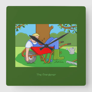 Gardener Fyrkantig Klocka