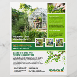 Gardener, Garden Center, Gräsmatta Care Reklamblad