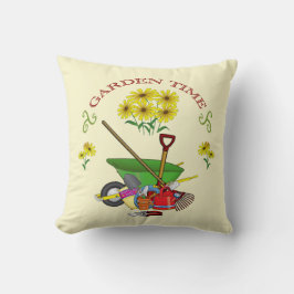 Gardener, Garden Time, Cushion Kudde