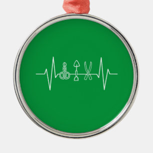 Gardener - Garden Verktyg Heartslag Gardener Gift Julgransprydnad Metall