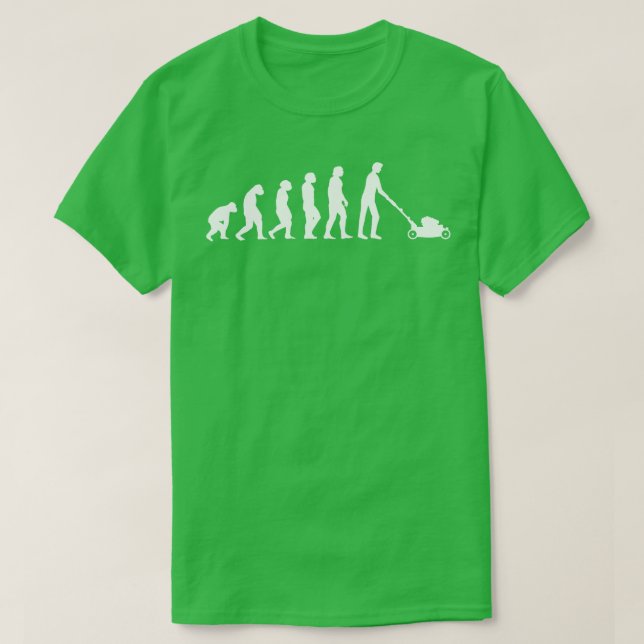 Gardener Gräsmatta Mower Evolution T Shirt (Design framsida)