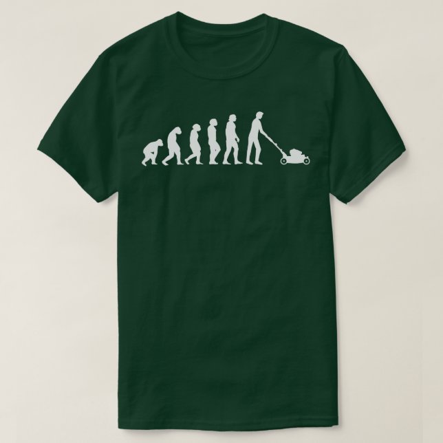 Gardener Gräsmatta Mower Evolution T Shirt (Design framsida)