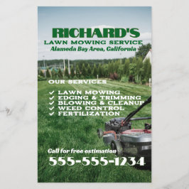 Gardener Gräsmatta- och underhållsFlyer Flygblad