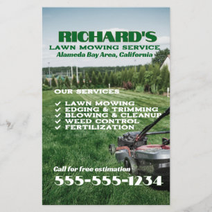 Gardener Gräsmatta- och underhållsFlyer Flygblad