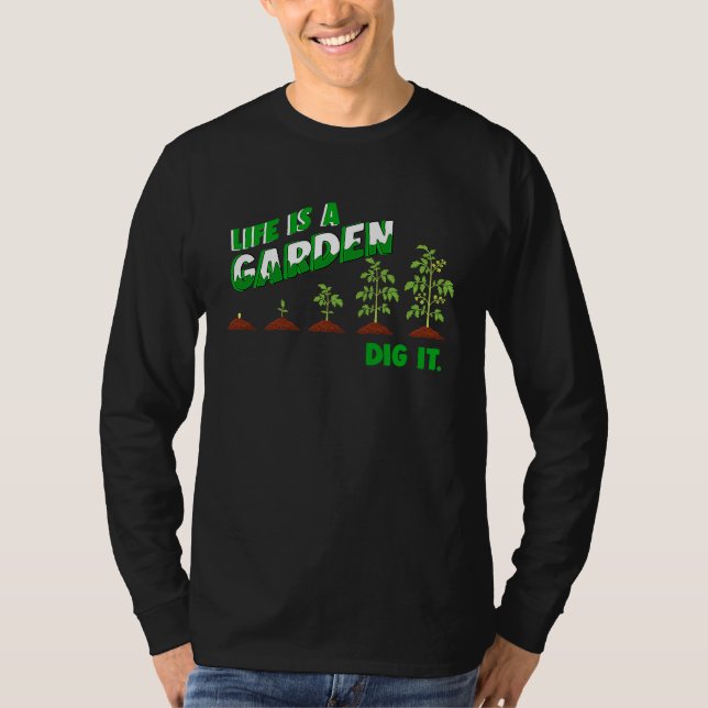 Gardener horticulture gardening landscaping garden t shirt (Framsida)