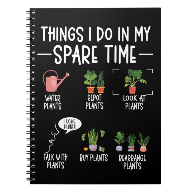 Gardener Humor Plant Whisperer Flowers Anteckningsbok (Framsidan)