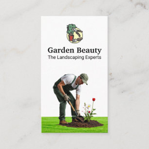 Gardener Landsbygdsområden Verktyg Visitkort