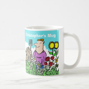Gardener Mugg. Lägg till ditt namnval. Kaffemugg