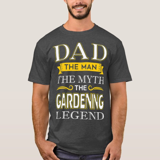 Gardener Pappa-gåvor för Pappa  Fars dag T Shirt (Framsida)