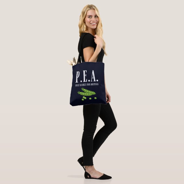 Gardener Sarcastic Pea Tote Bag Tygkasse (På modell)