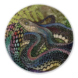 Gardener Snake Study besöker andra ställen än hude Knopp