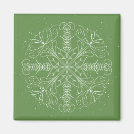 Gardener - Snowflake Ord Art Magnet