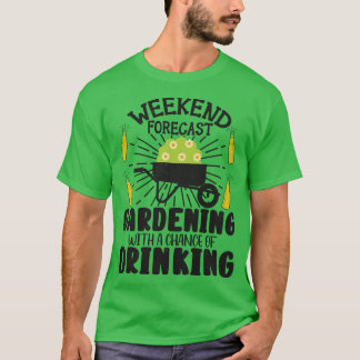 Gardener som dricker växter under Älskare Des T Shirt