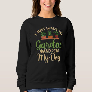 Gardener Tshirt, jag vill bara Garden och äta min T Shirt