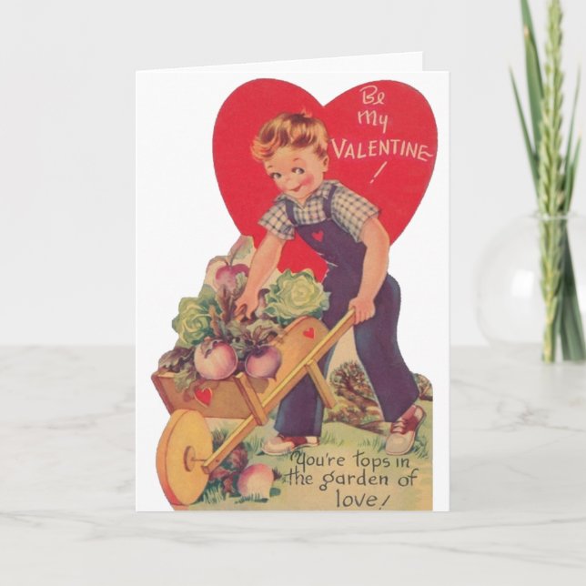 Gardener Valentindagen Garden Card Helgkort (Framsida)