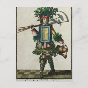 Gardeners dräkt vykort