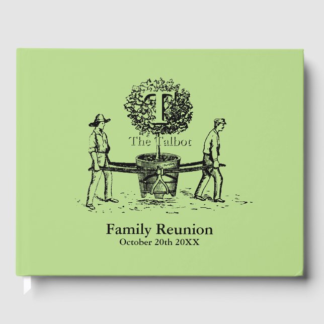 Gardeners Family Reunion Anpassningsbar Guest Bok (Framsida)