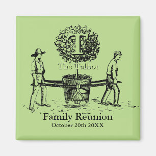 Gardeners Family Reunion Magnet med eget namn