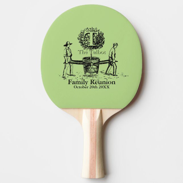 Gardeners Family Reunion personlig PingP Paddle Pingisracket (Framsidan)