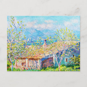 Gardeners hus i Antibes Claude Monet Vykort