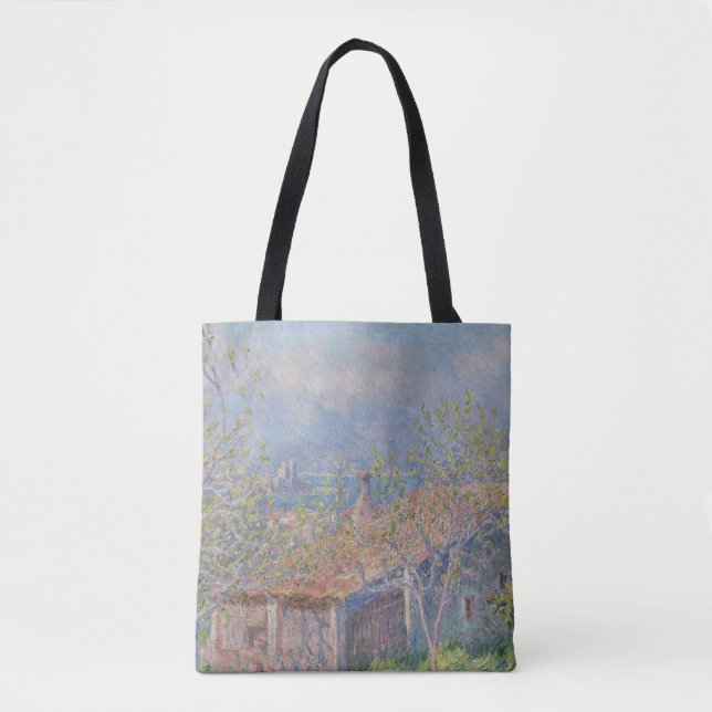Gardeners hus i Antibes Tote Bag Tygkasse (Framsida)