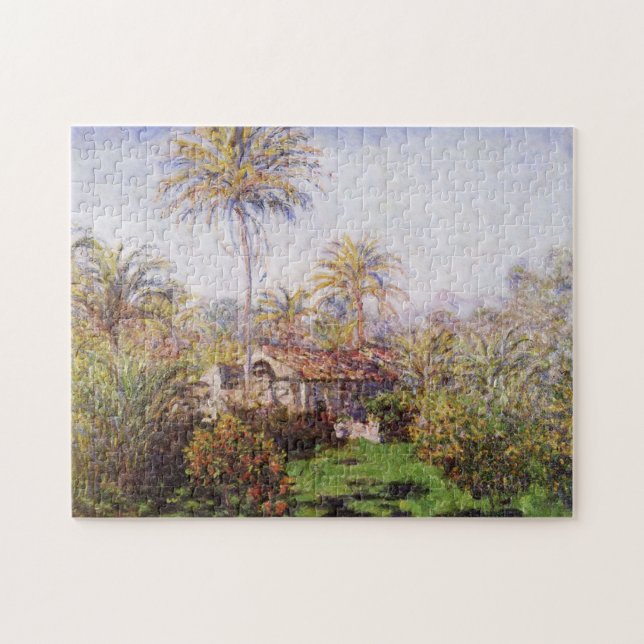 Gardeners hus vid Bordighera Monet Fine Art Pussel (Horisontell)
