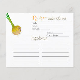 Gardener's Onion Recipe Card