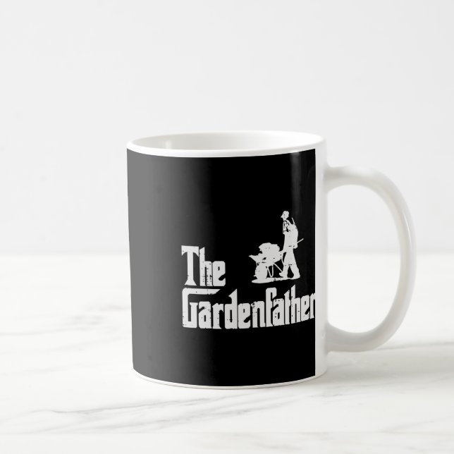Gardenfather Funny Movie Pun Fars dag Manar Kaffemugg (Höger)