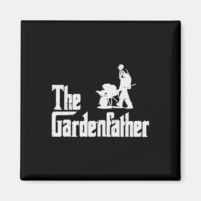 Gardenfather Funny Movie Pun Fars dag Manar Magnet (Framsidan)