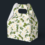 Gardenia Blommig Gåva Förpackningslåda Presentaskar<br><div class="desc">Festlig presentförpackning visas med ett vackert tryck av vita gardenia blommor. 
Anpassa denna vara eller köp som den är.
Tips: Lägg bara till dina fantastiska godsaker och lägg till lite festlig band.



Licensierad Bild</div>