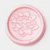 Gardenia Blommigt Vax Seal Sticker