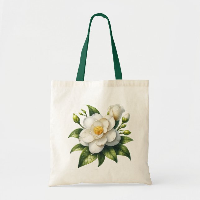 Gardenia-blommor Tygkasse (Framsidan)