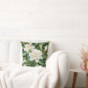 Gardenia Flowers Dekorativ kudde - Blommigt Decor