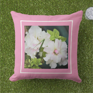 Gardenia Rosa Blommig Öm Kudde