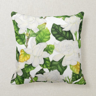 Gardenia Watercolor Kudde
