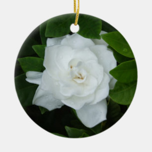 Gardeniaprydnad Julgransprydnad Keramik