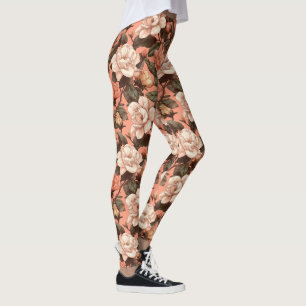 Gardenias Blomma Tränings Gardenias Kronblad Bröll Leggings