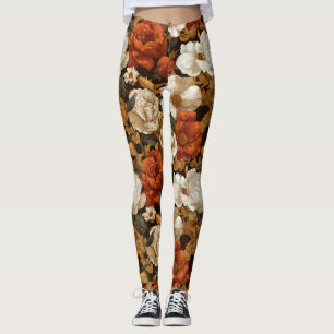 Gardenias Blomma Viktlyftning Gardenias Kronblad Leggings