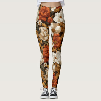 Gardenias Blomma Viktlyftning Gardenias Kronblad Leggings