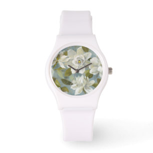 Gardenias kritiserar på blått armbandsur