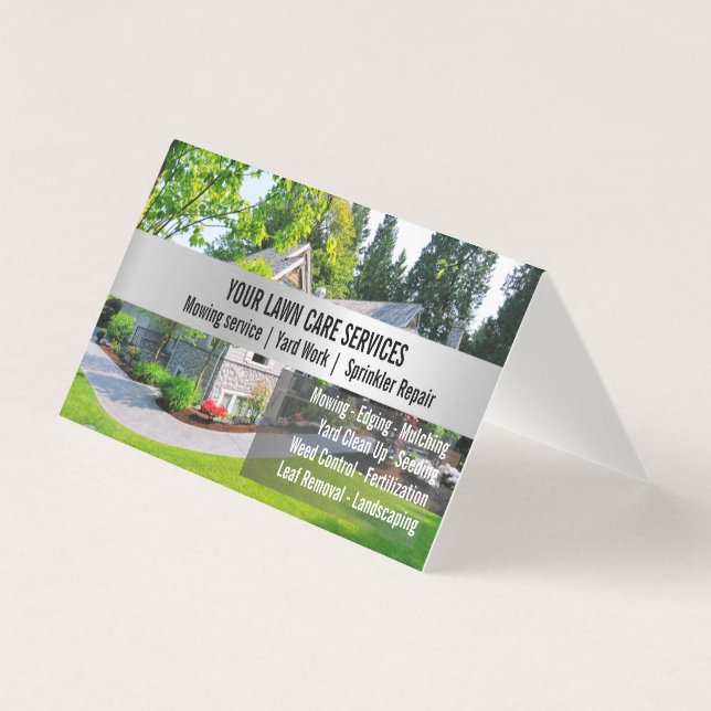 Gardenin för grönt av fodergarn av fodermassa kort (Framsida)