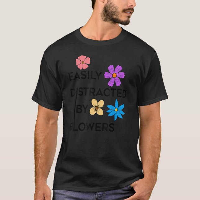 Gardening and Nature Flowers Florist  Saying T Shirt (Framsida)