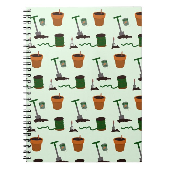 Gardening  anteckningsbok (Framsidan)