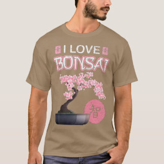 Gardening Hobby Retro Japanese Cherry Sakura Bonsa T Shirt